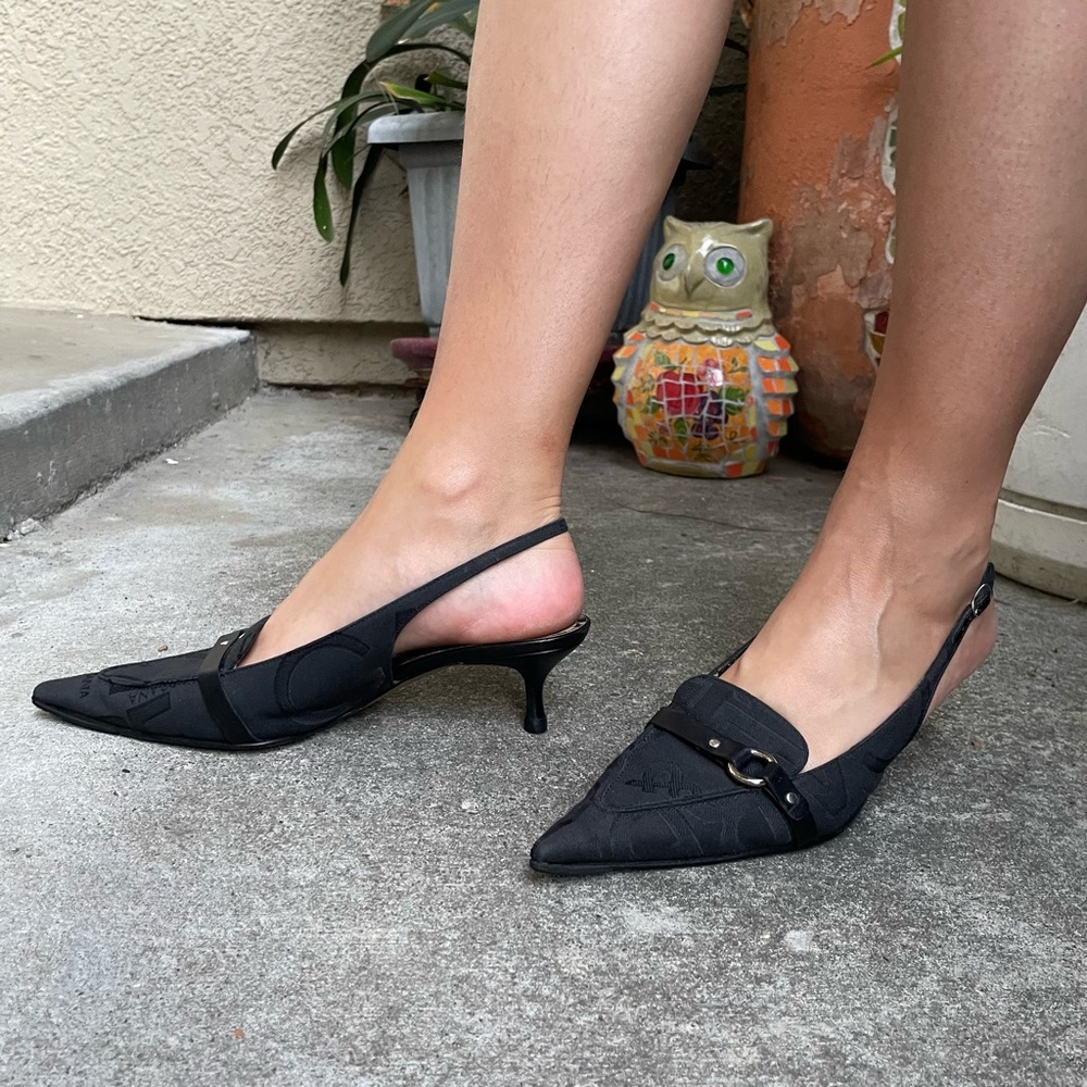 Dolce & Gabbana canvas/leather shoes